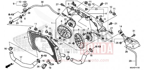 RADIATEUR VFR1200XG de 2016